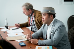 Summit Poetry Slam workshop at TEDSummit2016, June 26 - 30, 2016, Banff, Canada. Photo: Bret Hartman / TED
